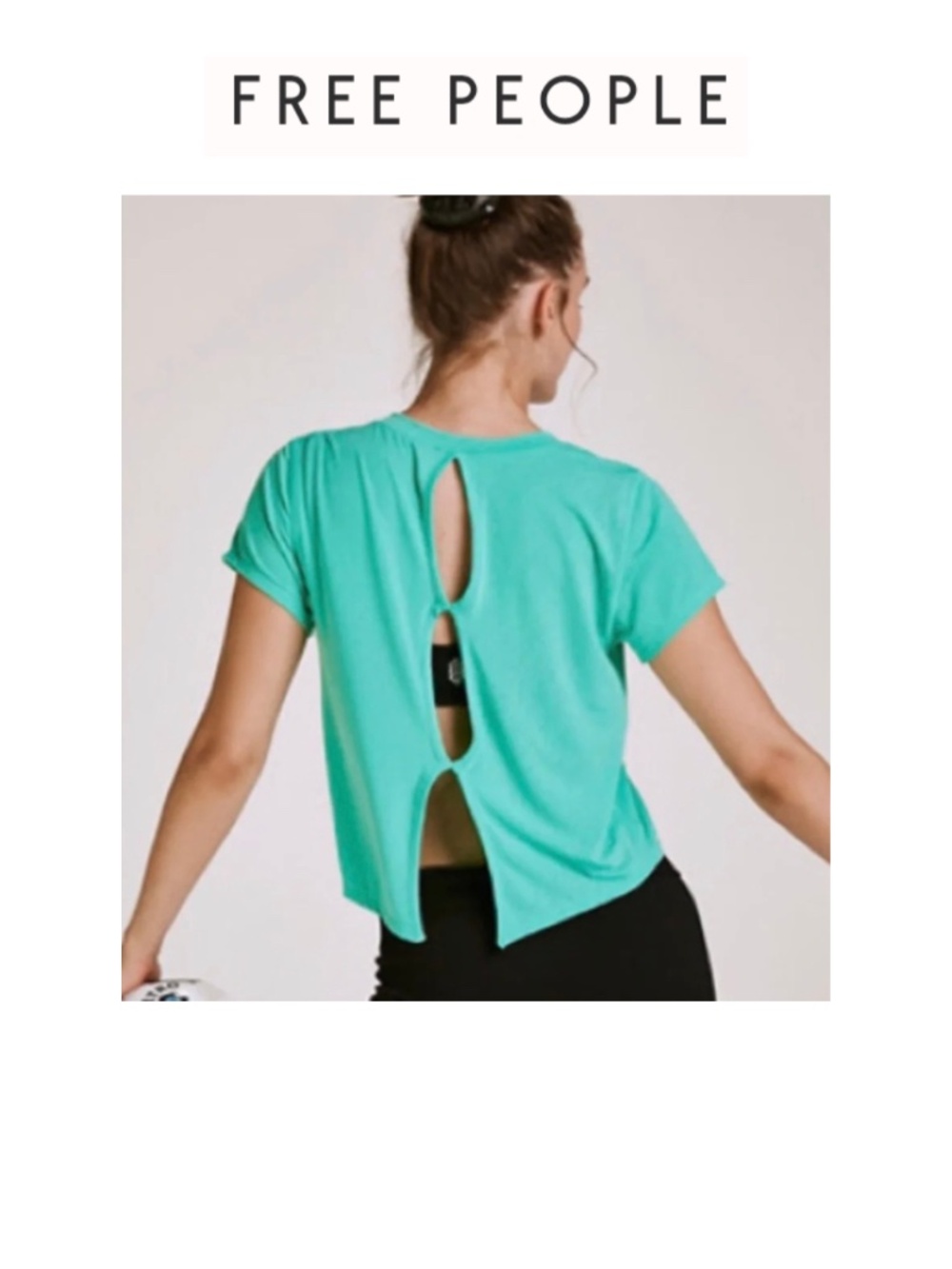 Free People On Your Mark Short Sleeve Layer Tee